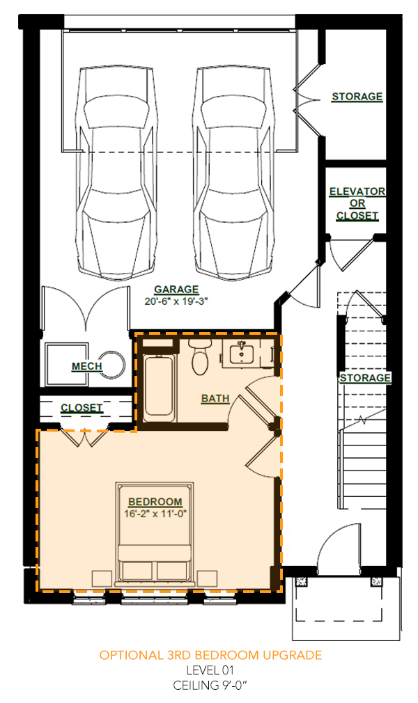 TownhomeD2-Optional-3rd-Bedroom
